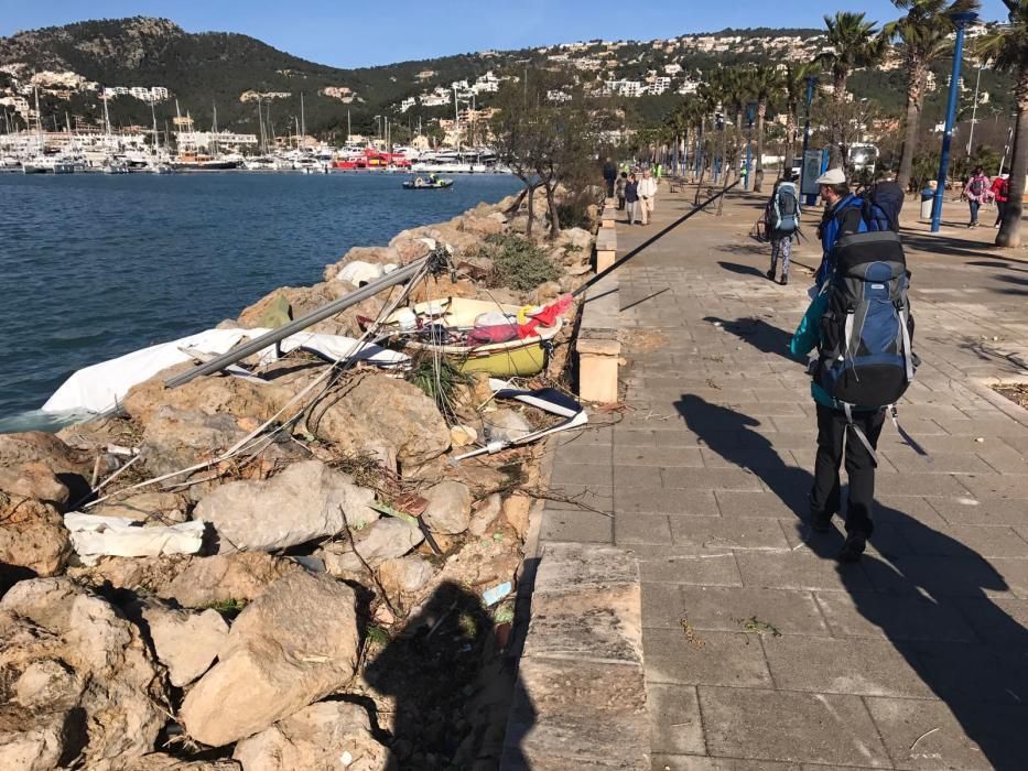 Unwetter Port d'Alcúdia Mallorca