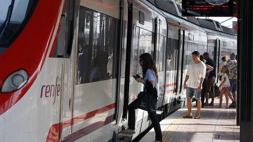 Estación de Cercanías de Los Álamos.