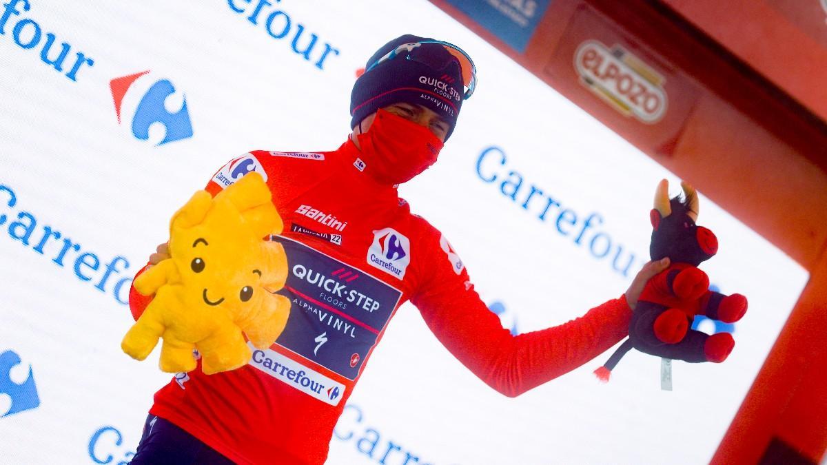 Evenepoel se vistió de rojo en la Vuelta 2022 después de la sexta etapa