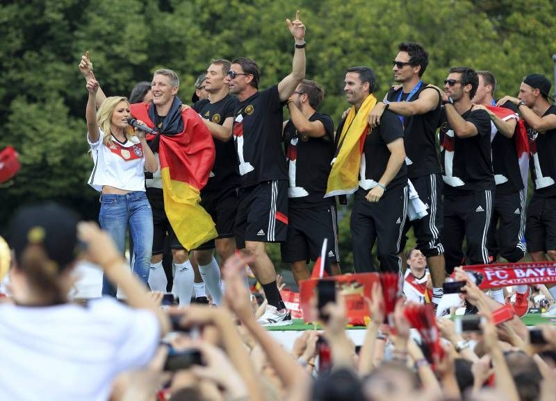 Alemania celebra su Mundial