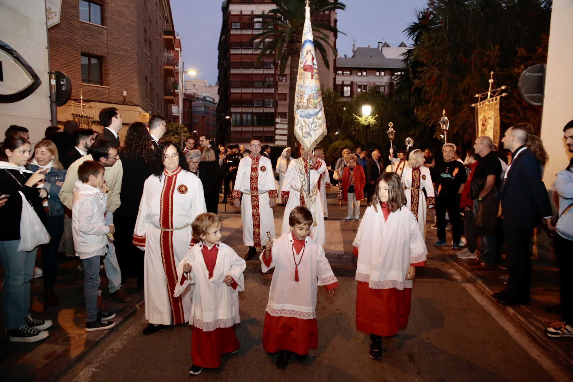 Las mejores fotos de la Peregrinación y los cortejos religiosos de la Santa Misa en Lorca