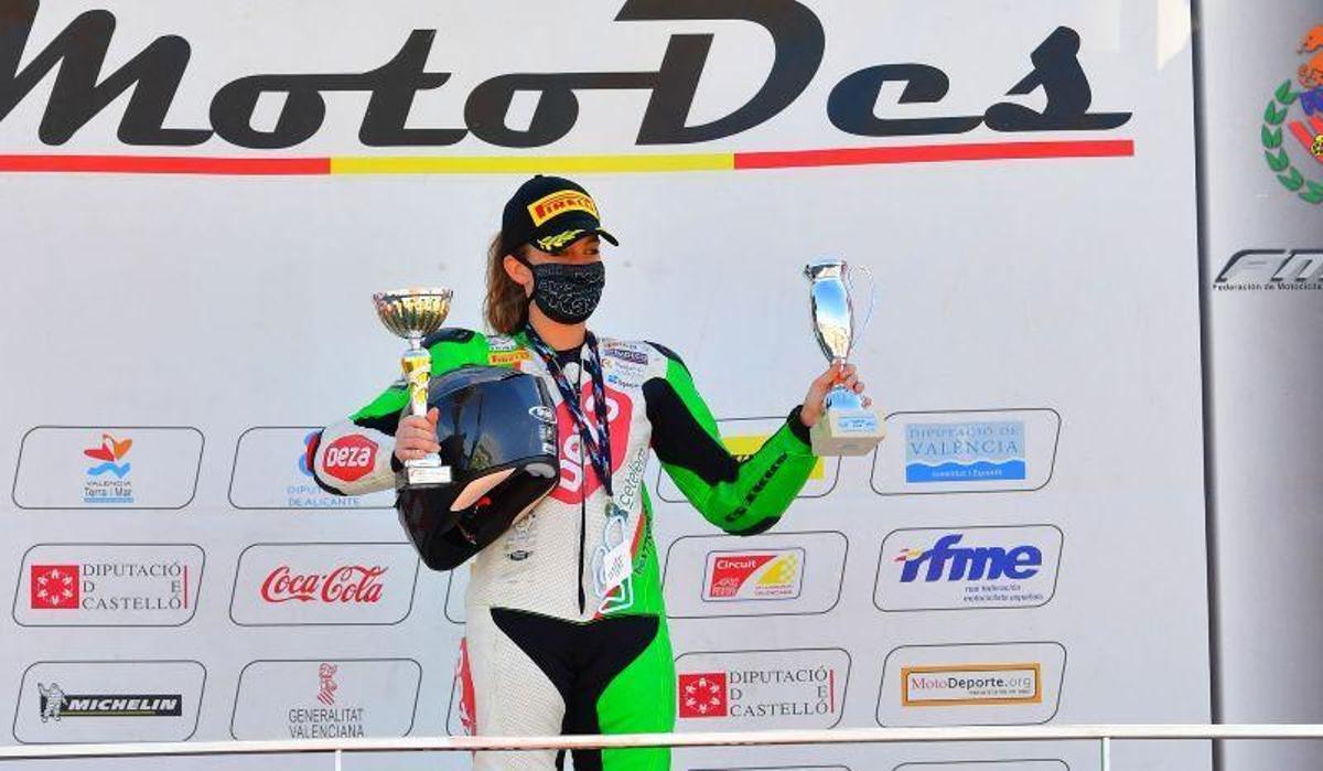 Andrea Sibaja vuelve con un triunfo en el campeonato andaluz de Open 600