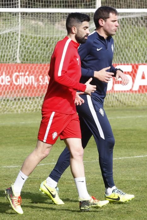 Entrenamiento del Sporting