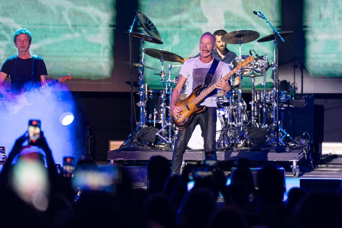 Concierto de Sting en Les Nits d'Occident celebrado en los jardenes del Palau de Pedralbes Concierto de Sting en Les Nits d'Occident celebrado en los jardenes del Palau de Pedralbes