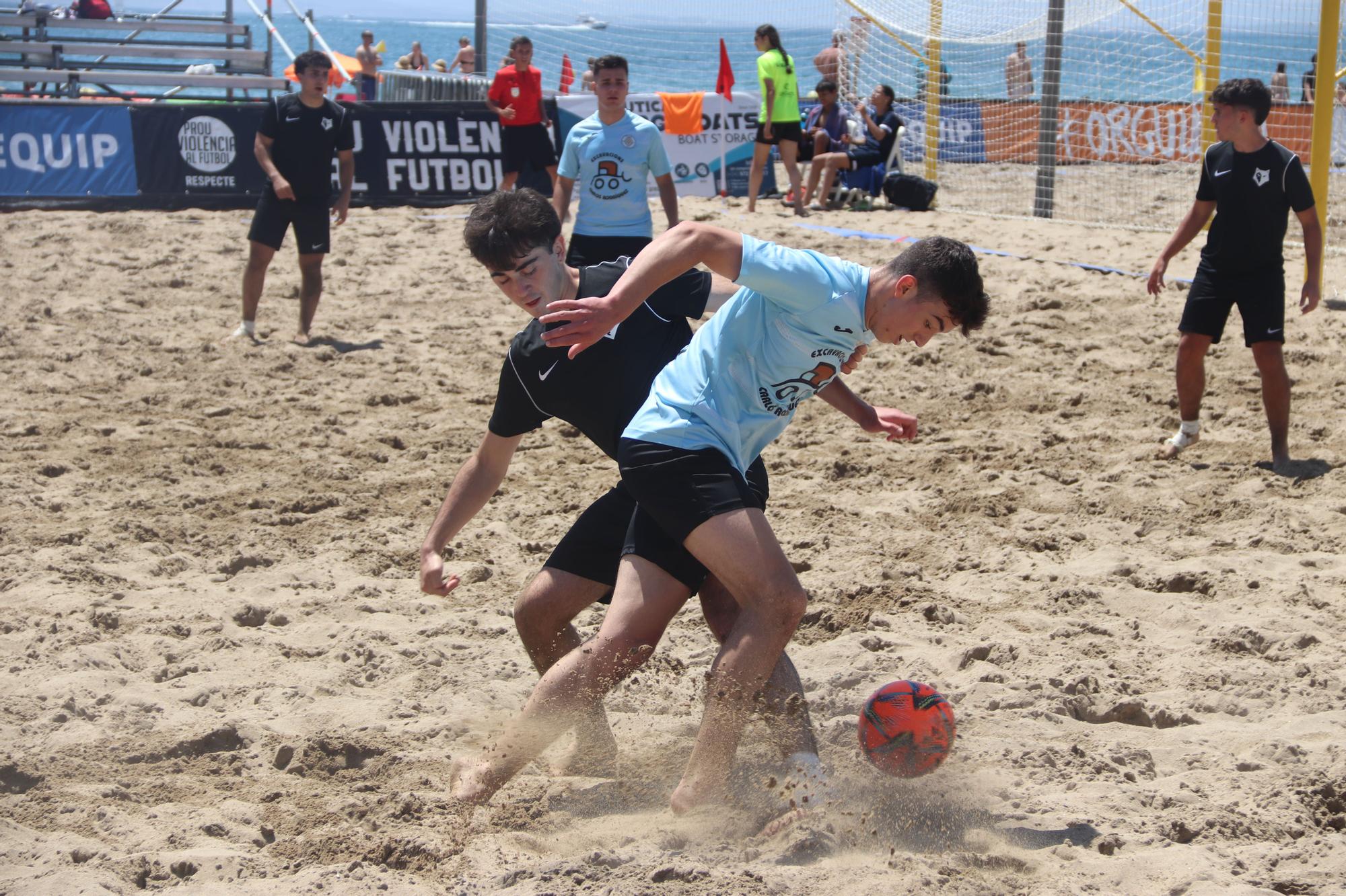 Campionats de Catalunya de futbol platja a Roses