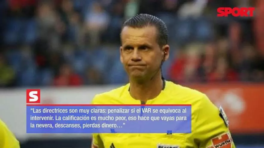 Muñiz Fernández, ex árbitro (55 años): "Los árbitros de VAR están atemorizados. Hay mucho temor y deciden dejar pasar las cosas"