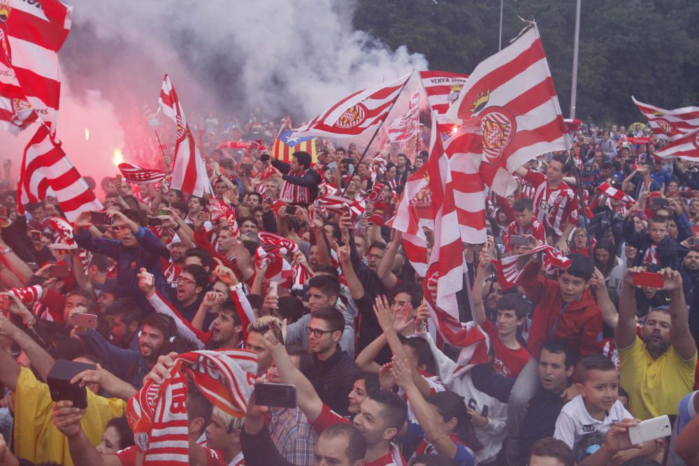 L'afició del Girona a Montilivi