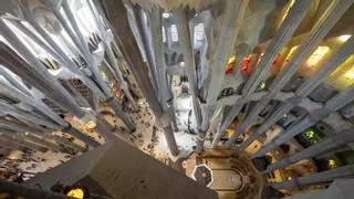 Visita al interior de la Sagrada Familia.