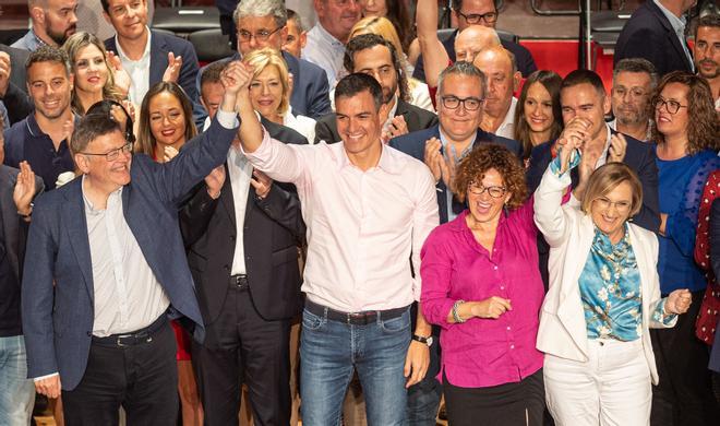 Mitin de Pedro Sánchez en la Universidad de Alicante