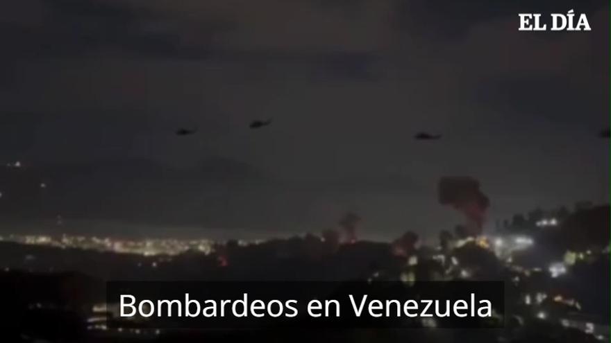 Así vivieron los venezolanos los bombardeos esta madrugada
