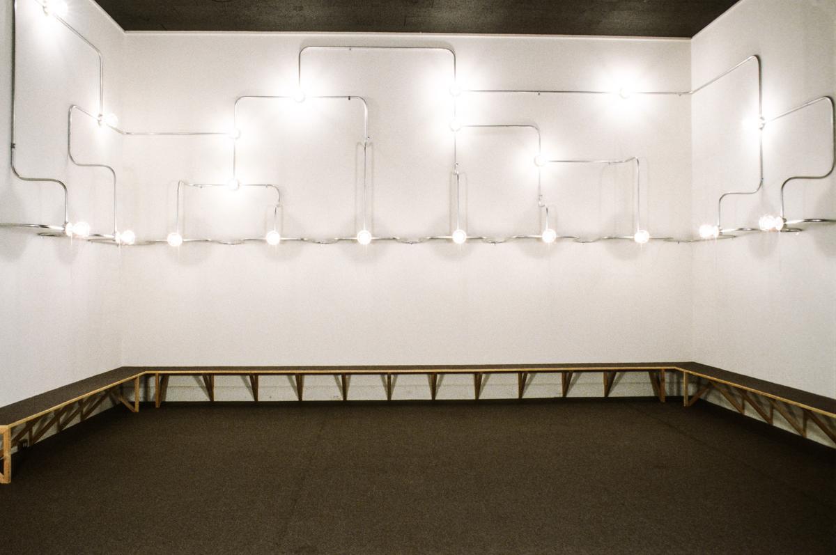 La obra de Nancy Holt 'Electrical lighthing for reading room', que podrá verse en el Macba.