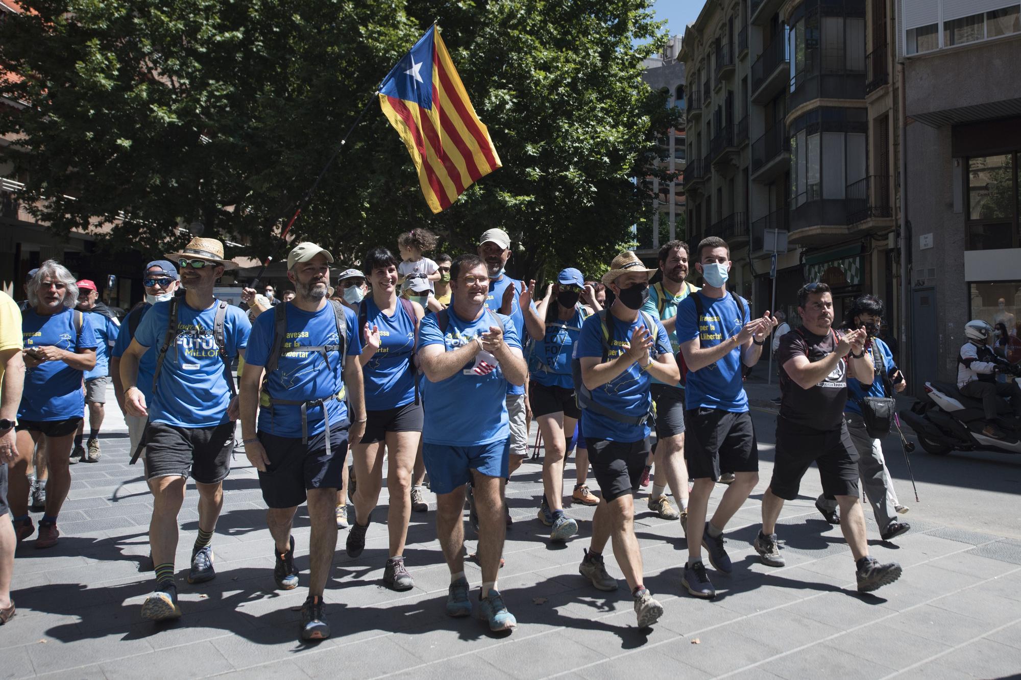 Pere Aragonès visita Manresa i rep a Jordi Turull