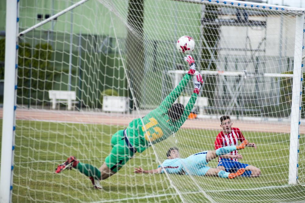 Imágenes del Sporting-Barcelona de juveniles