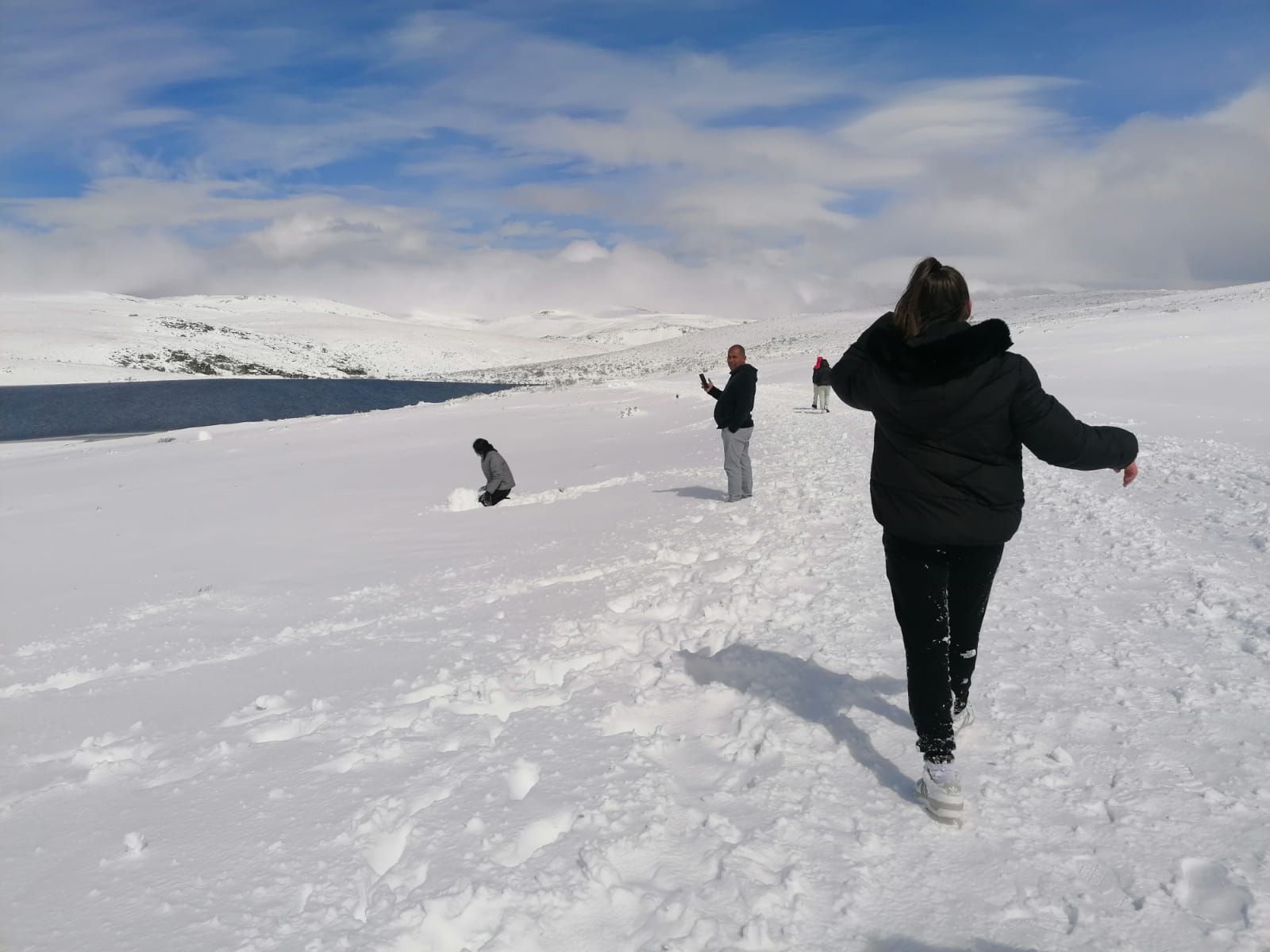 GALERÍA | Último sábado para disfrutar la nieve en la Laguna de Peces