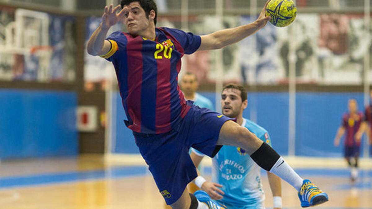 Beto Miralles, jugador del filial blaugrana