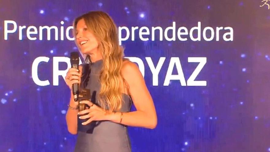 Crys Díaz recoge el Premio Emprendedora en la Gala Woman SPORT
