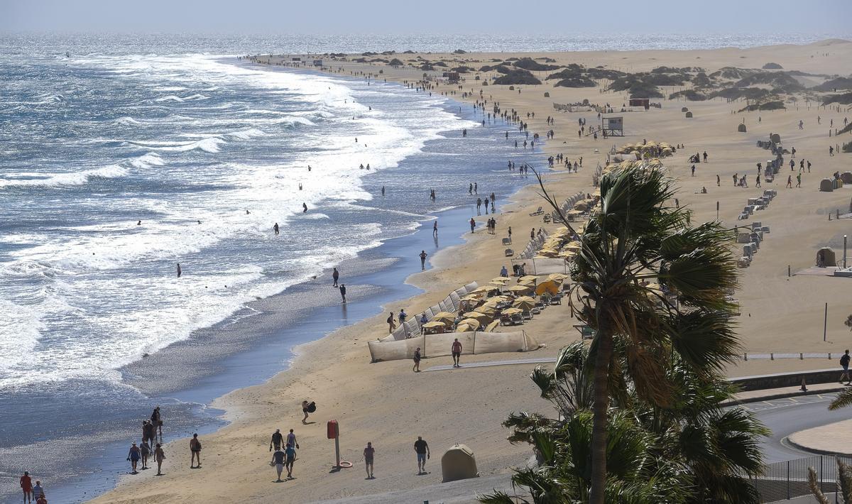 Imagen de archivo de Playa del Inglés.