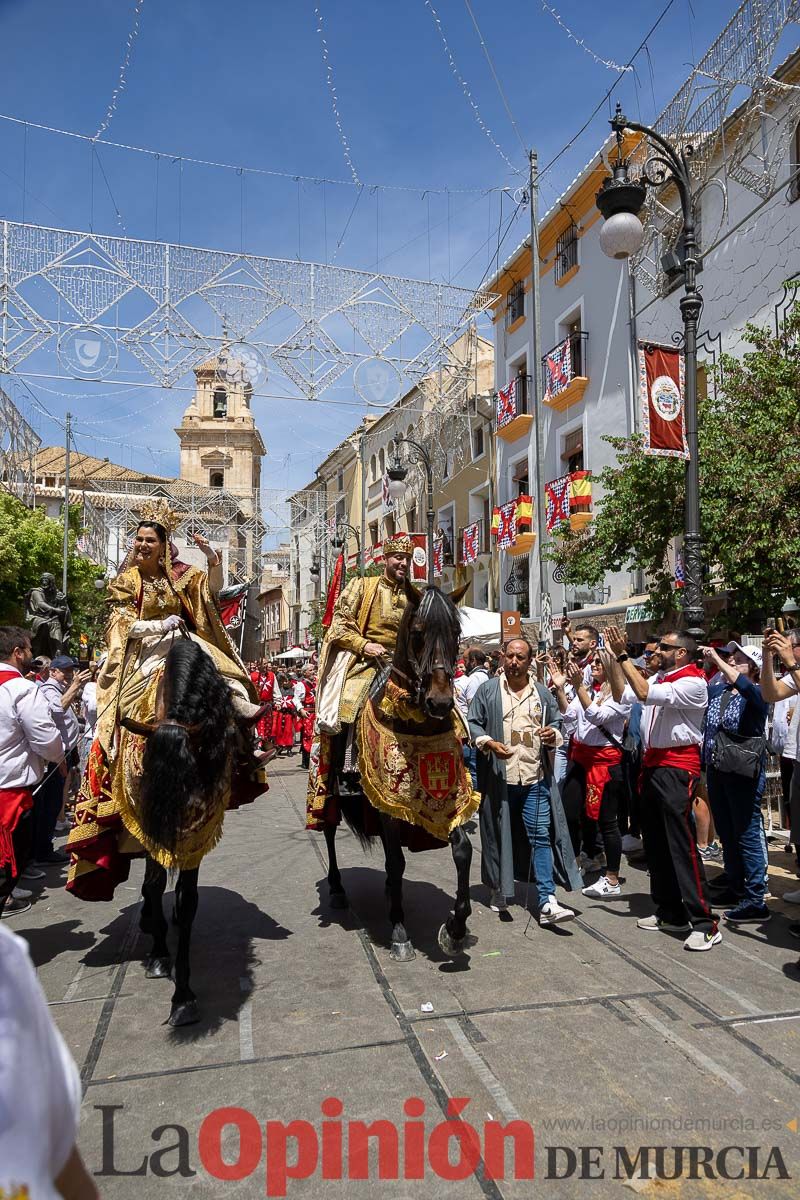 Moros y Cristianos en la mañana del dos de mayo en Caravaca