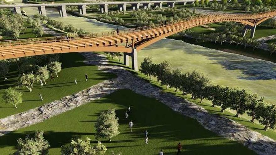 Una firma local construirá el puente de madera más largo de España: 300 metros