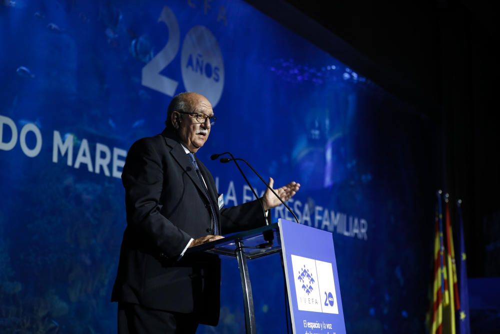 Instante de la gala del instituto de empresa familliar.