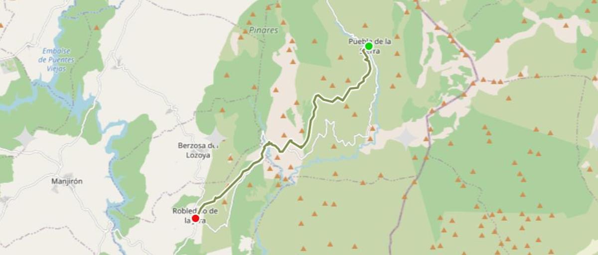 La ruta, con un nivel 3 de 5 en dificultad tiene una distancia total de 13,6 kilómetros