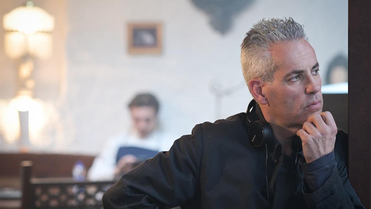 David Pujo, en el rodaje de 'Gènesi'