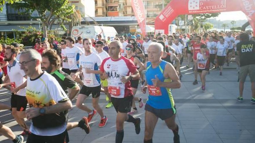 Salida de la carrera que tuvo lugar ayer en Benicàssim.