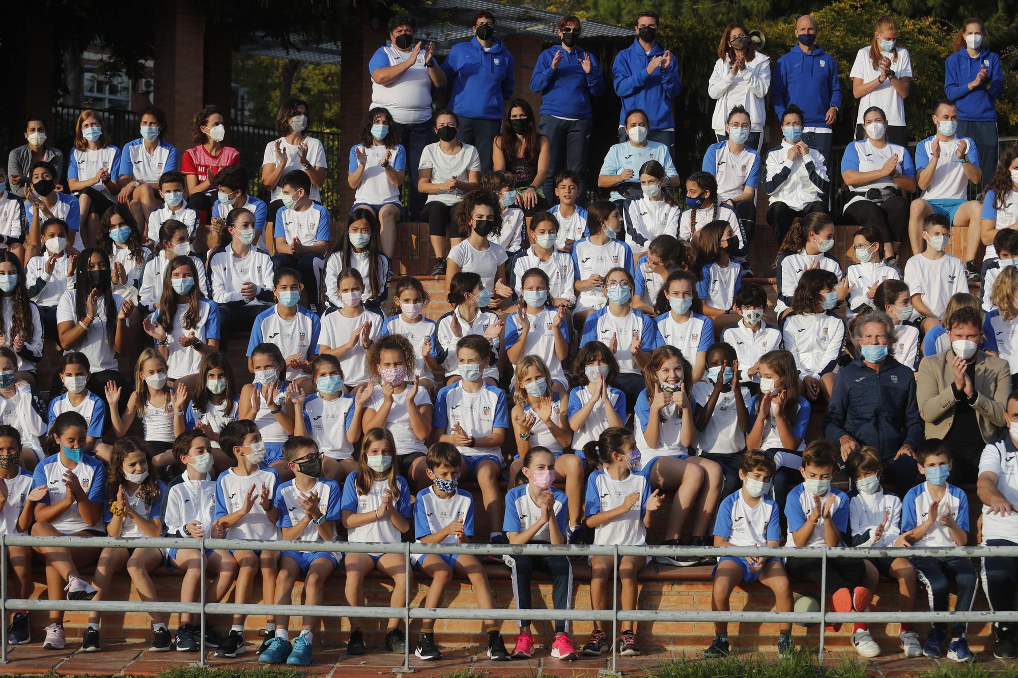 Presentación  de la escuela del Valencia Club Atletismo