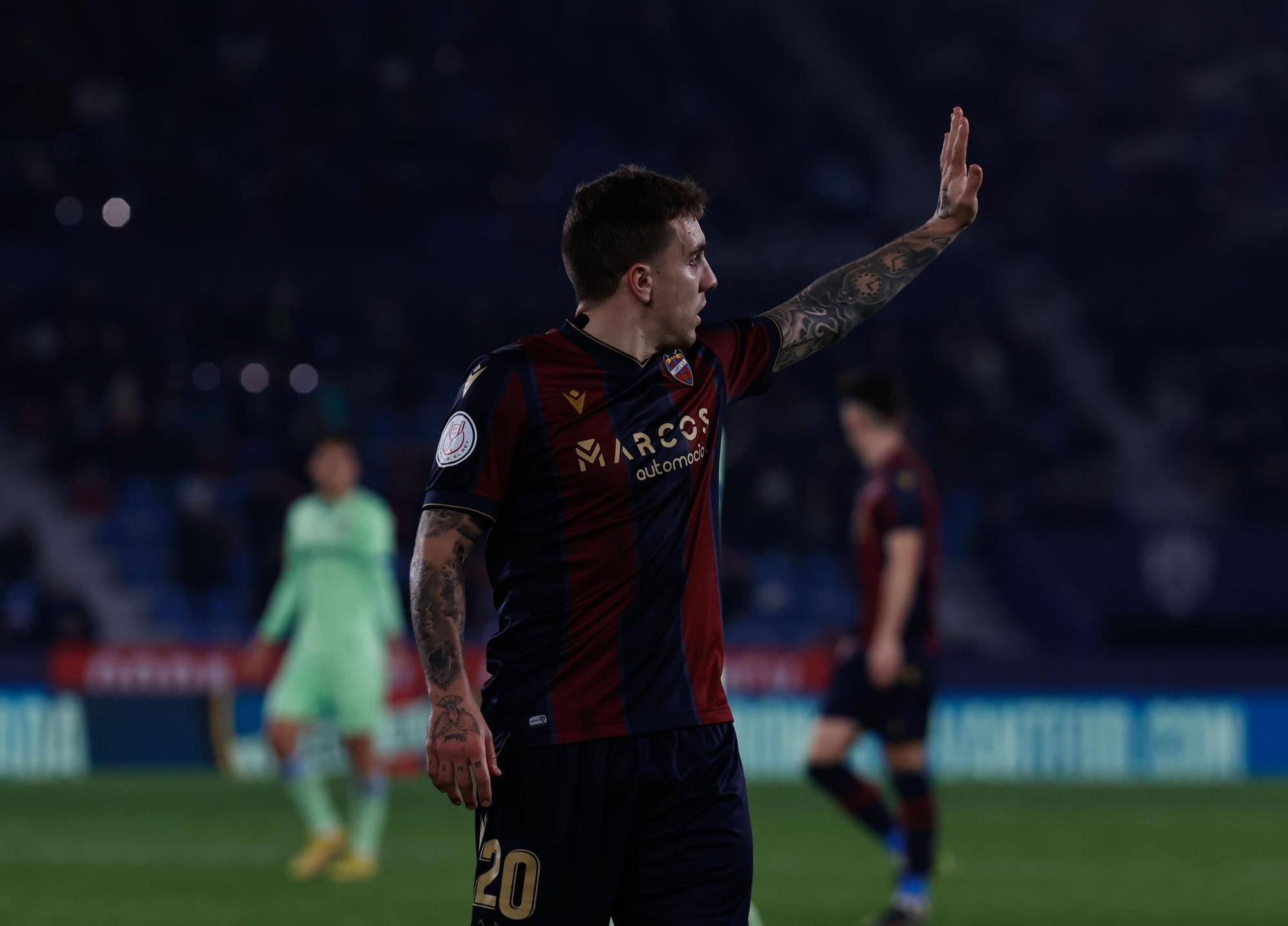 Las mejores imágenes del Levante UD- Getafe de Copa del Rey