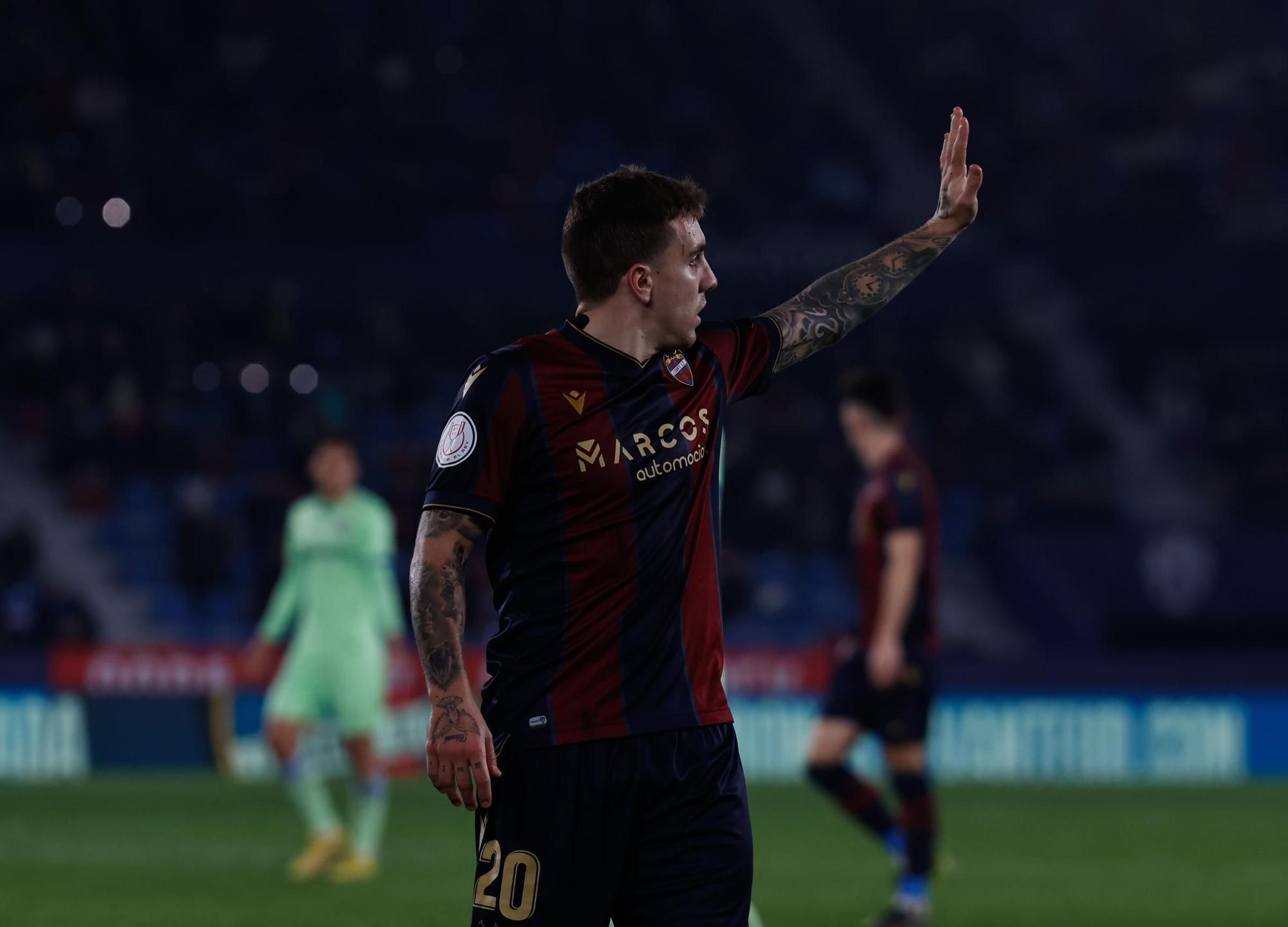 Las mejores imágenes del Levante UD- Getafe de Copa del Rey