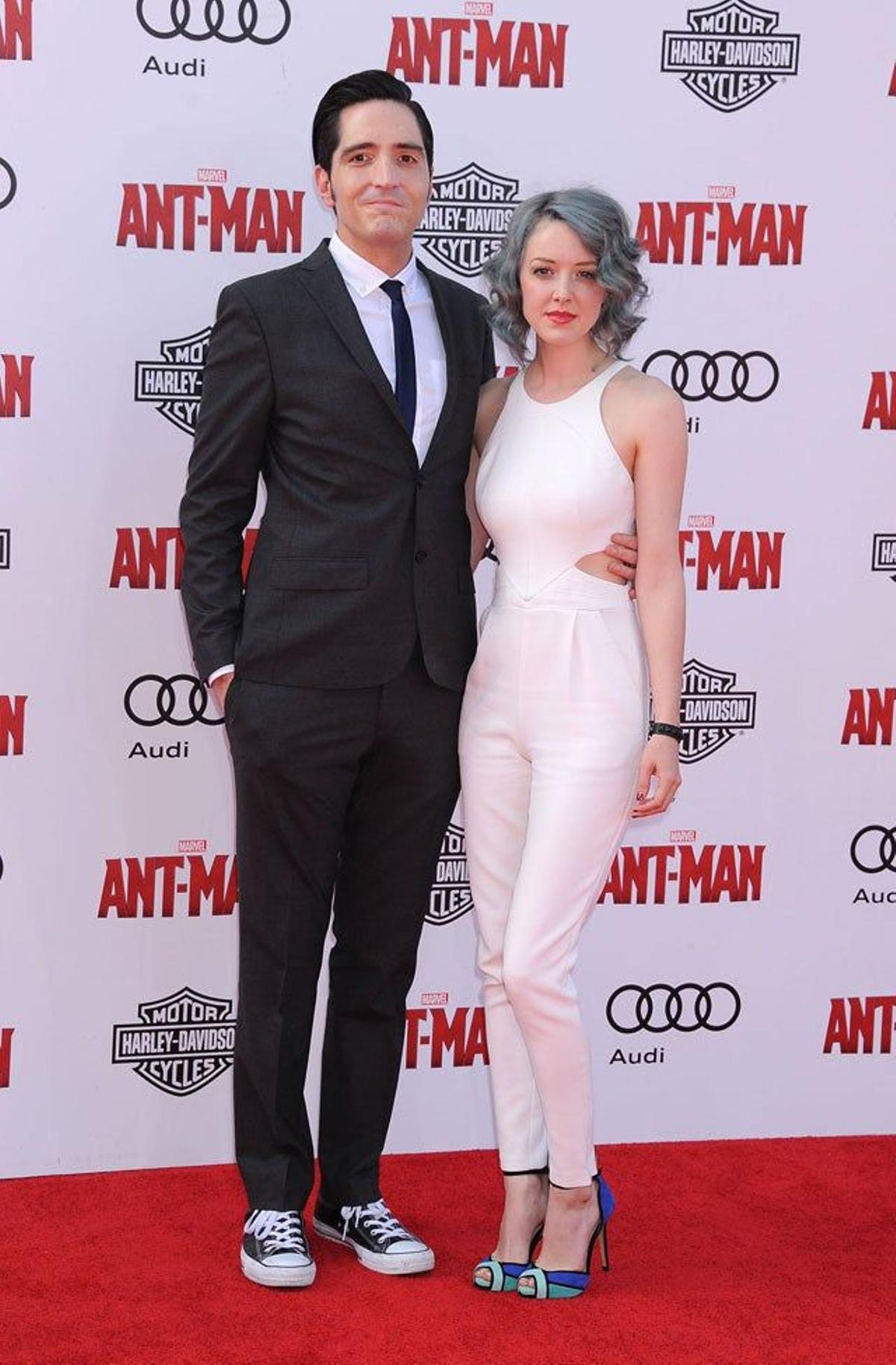 David y Eve Dastmalchian en la première de 'Ant-Man' en Los Ángeles