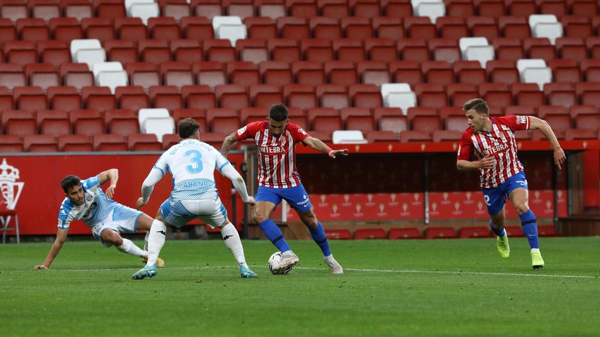 El Sporting-Lugo, en imágenes