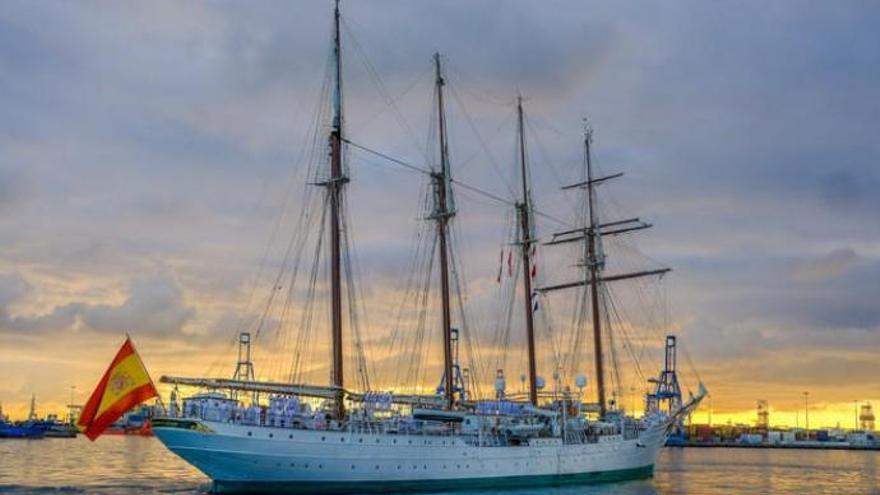 El buque-escuela de la Armada española, en una imagen de archivo