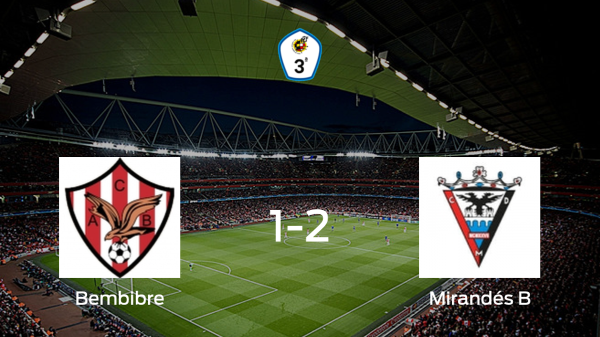 El Mirandés B se lleva los tres puntos frente al Atl. Bembibre (1-2)