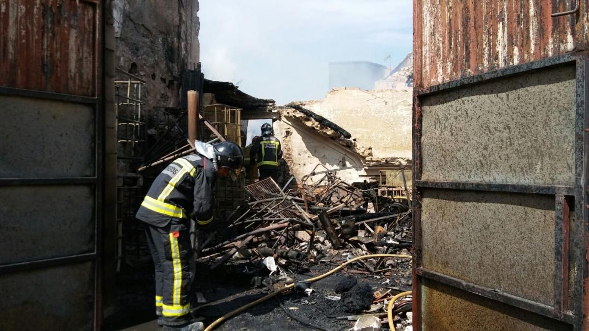 Incendio en Lumpiaque