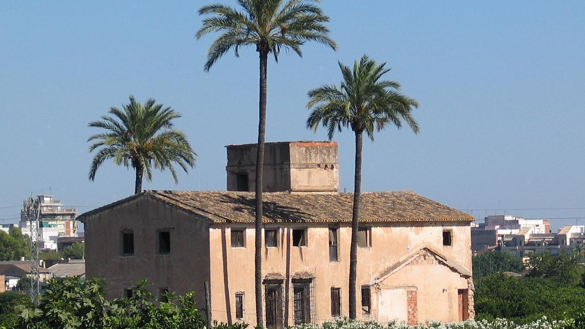 Una altra perspectiva de l'hort abans dels danys patits.