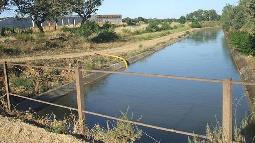 El canal Toro-Zamora, a su paso por el término municipal.