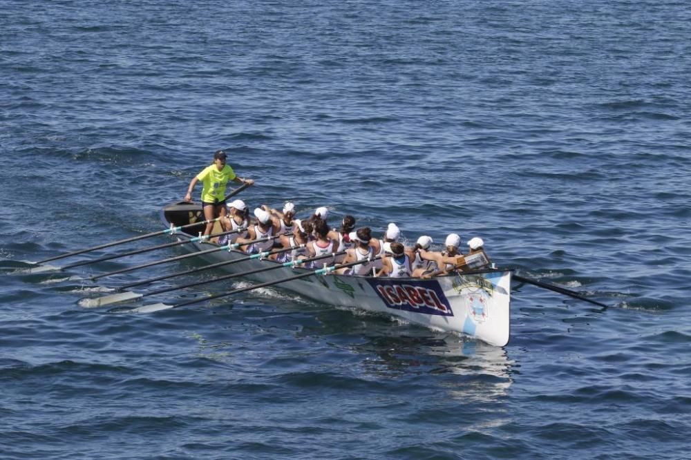 Las imágenes de la Bandera Femenina Concello de Vigo de traineras