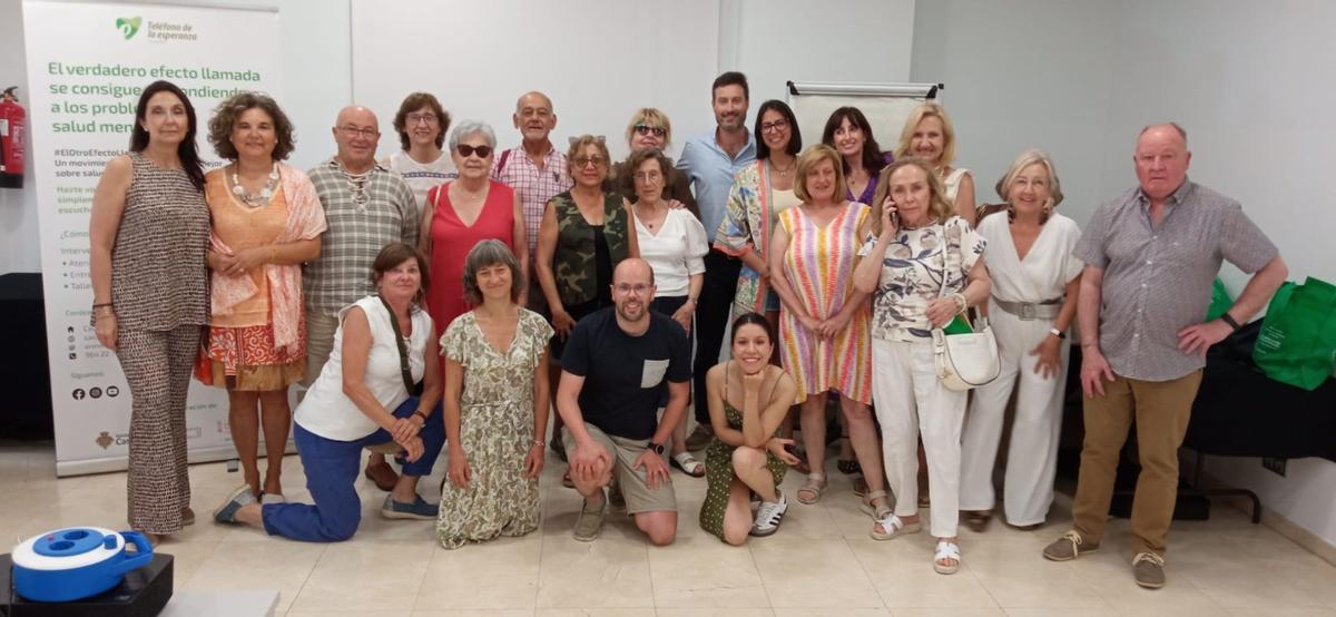 El equipo del Teléfono de la Esperanza.