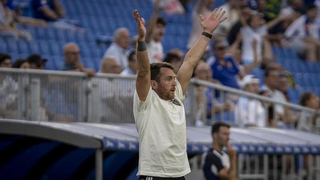 Ibai Gómez, tras el Real Zaragoza-Real Sociedad B: "Faltan tres jugadores"