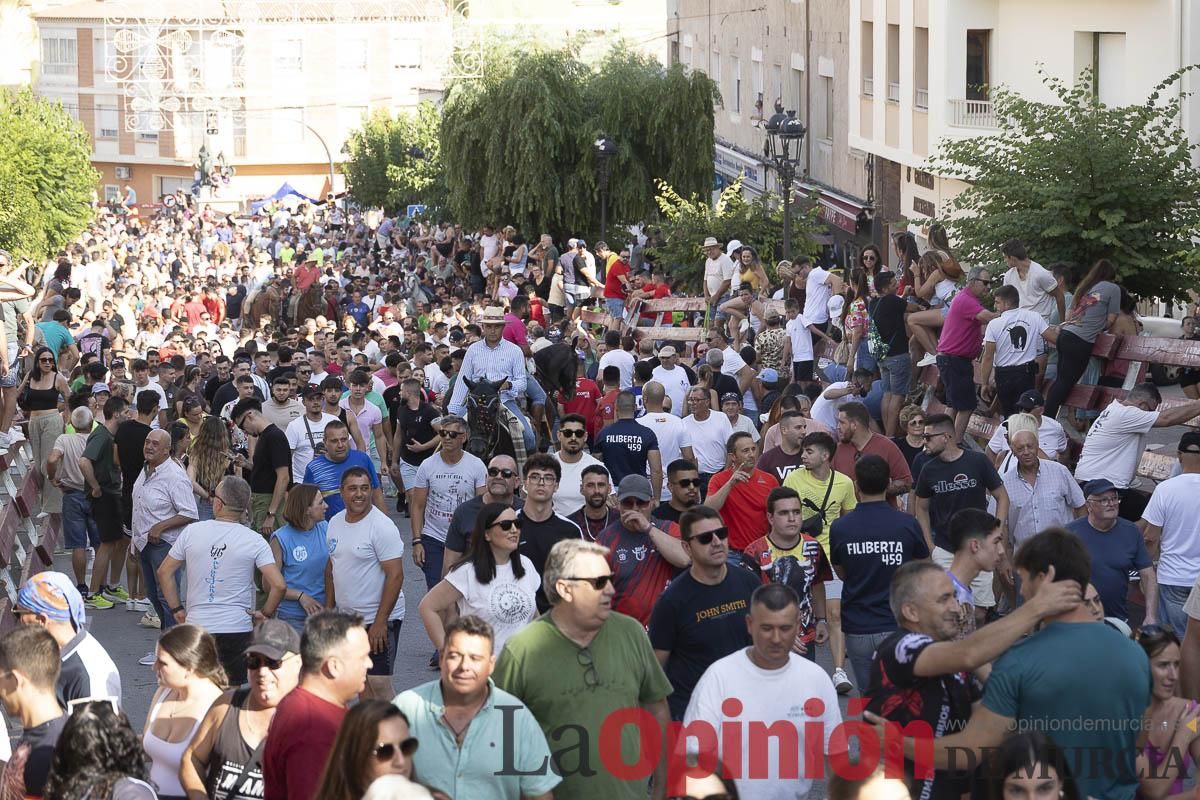 El segundo encierro de las Fiestas de Moratalla se salda con un herido