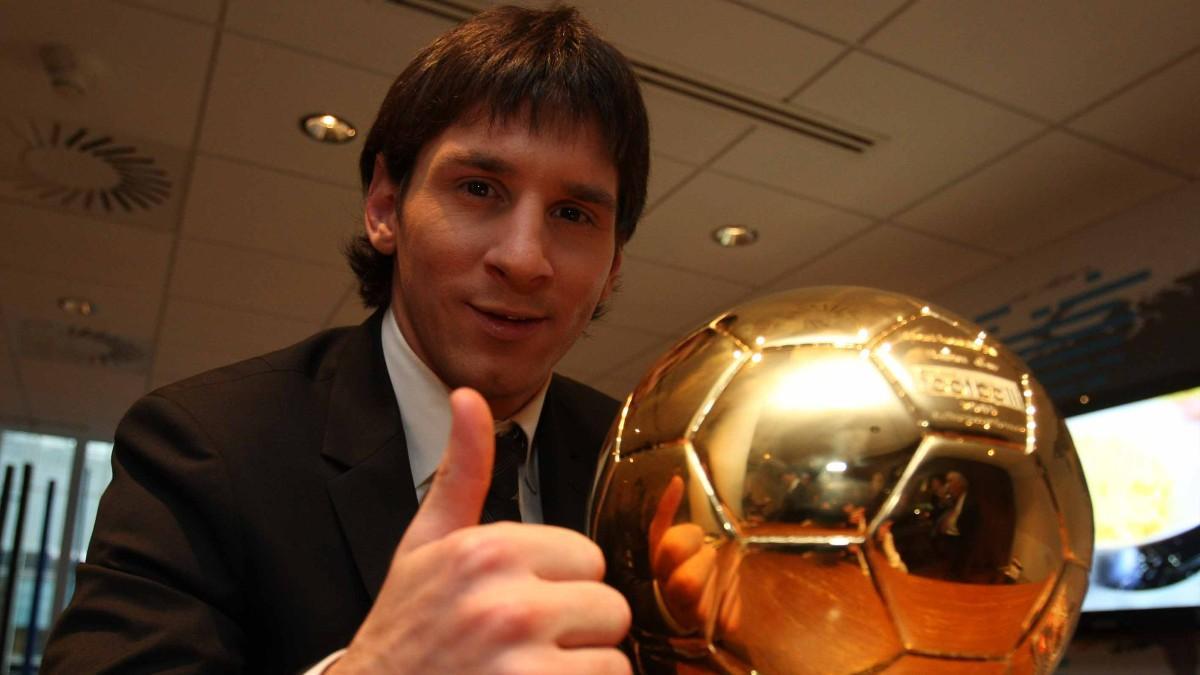 El primero nunca se olvida: Leo Messi ganó su primer Balón de Oro en 2009