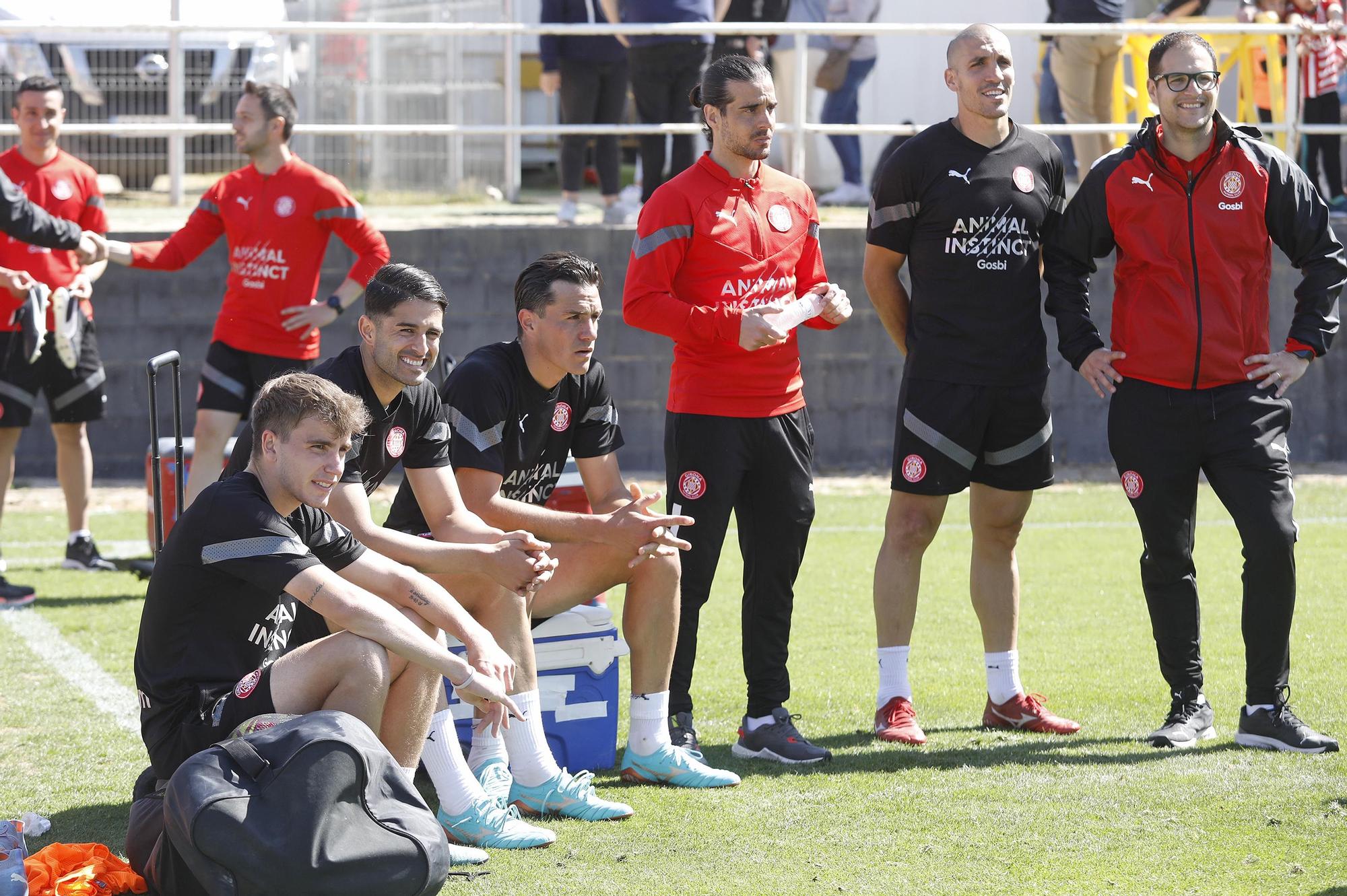 Entrenament de portes obertes del Girona FC