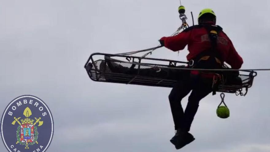 El helicóptero fue clave para el rescate.