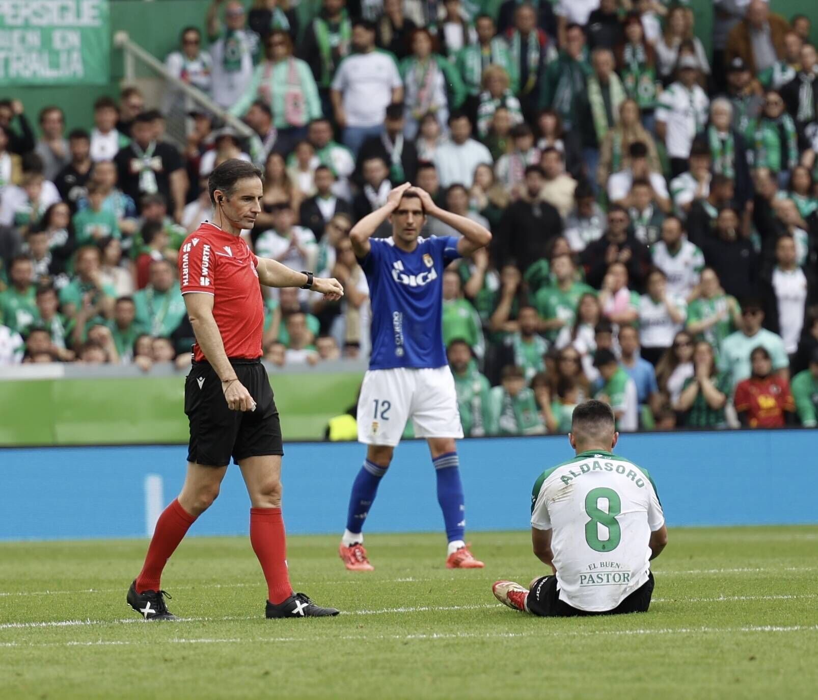 Así fue el partido entre el Real Oviedo y el Racing de Santander