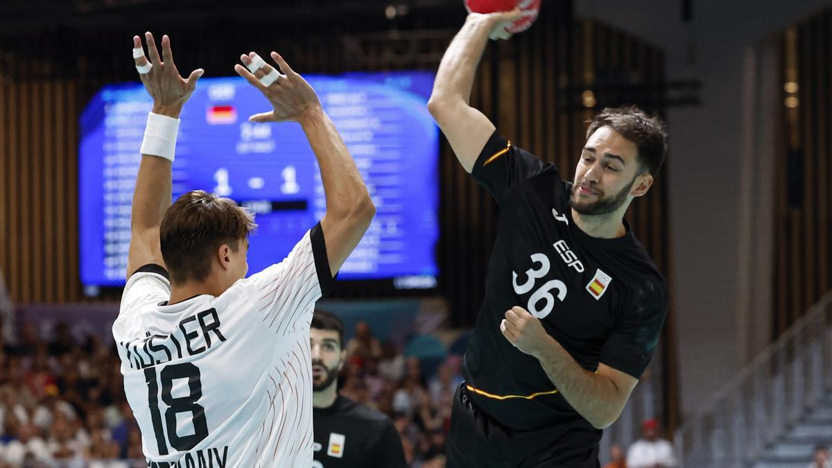 Balonmano en los Juegos Olímpicos, Alemania - España, en imágenes