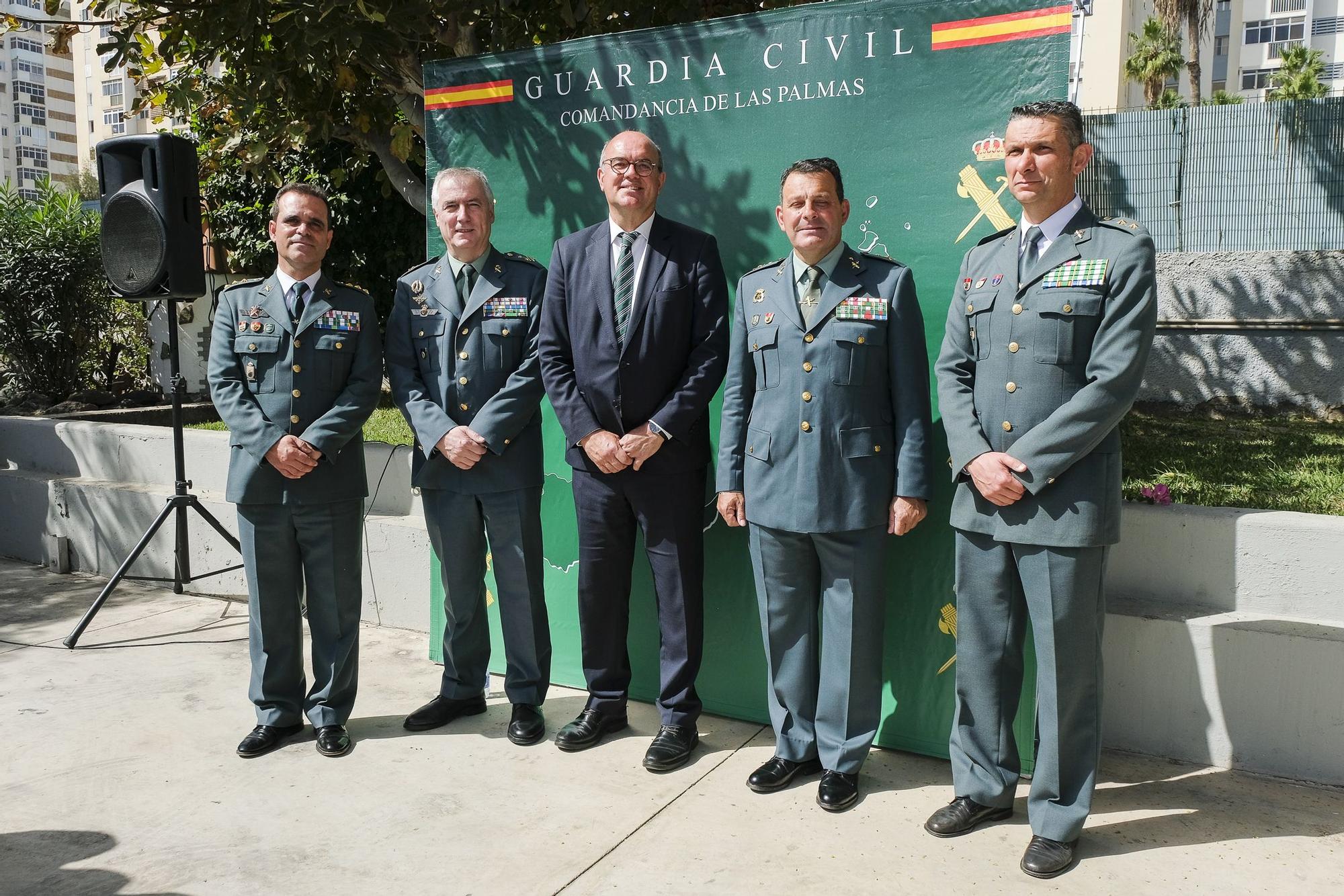 Toma de posesión del coronel jefe de la Comandancia de Guardia Civil