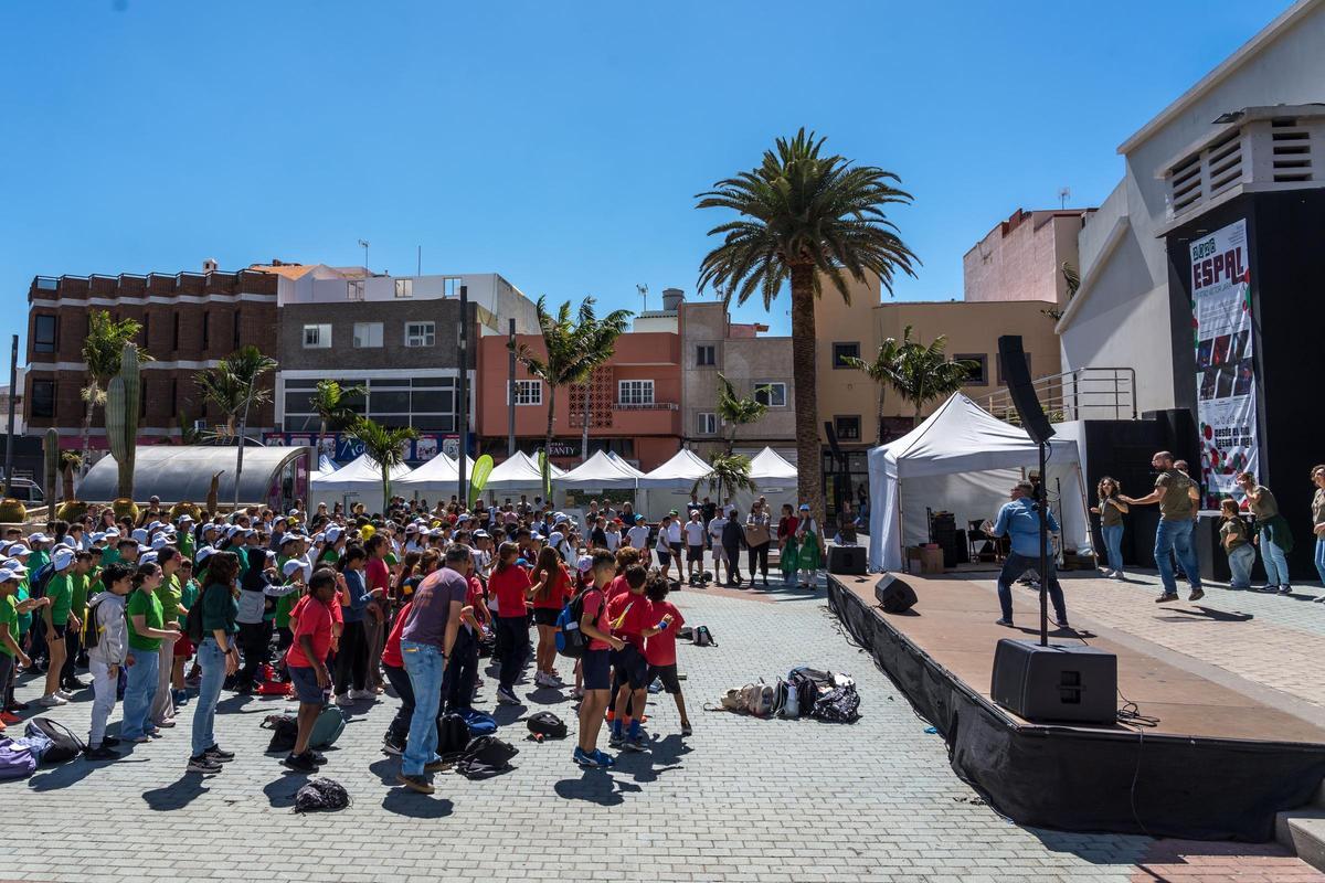 Imagen de la celebración de la Feria de Salud de Santa Lucía de Tirajana celebrada este viernes.