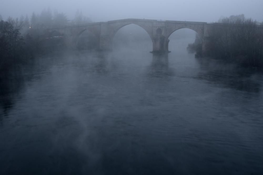 Las gélidas imágenes de Galicia