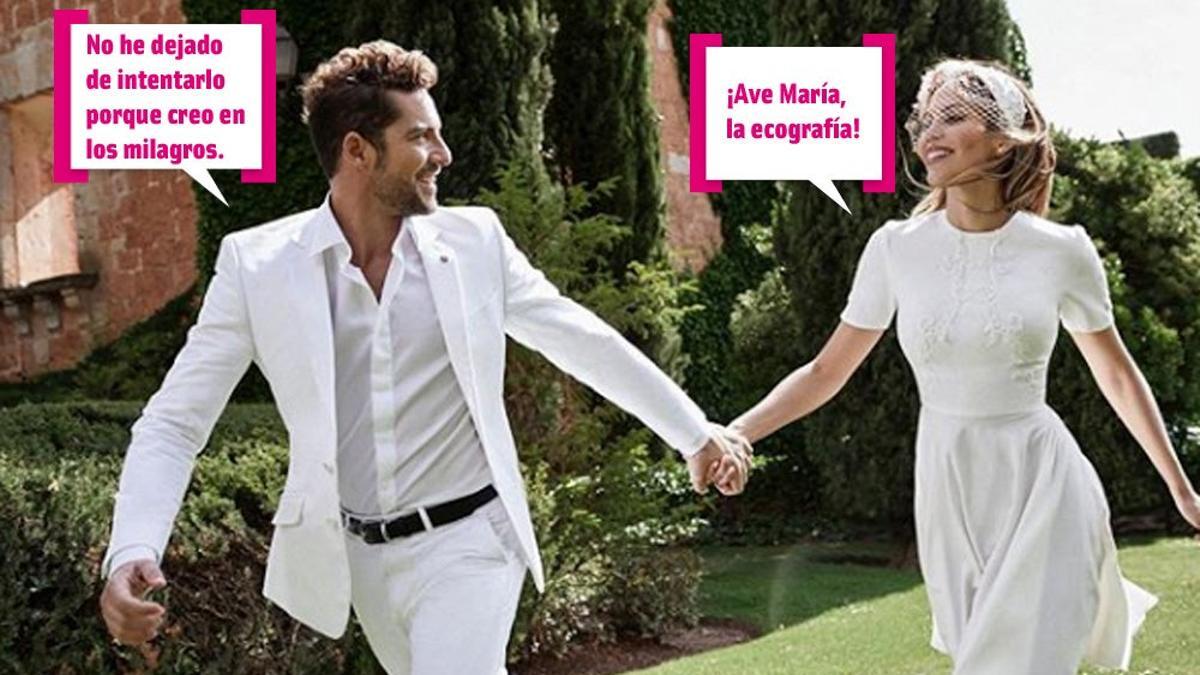 ¡Eco aquí! David Bisbal y Rosanna Zanetti van a ser papás
